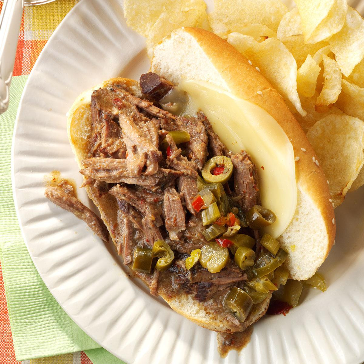 Italian Beef Sandwiches Recipe
 Mom s Italian Beef Sandwiches Recipe