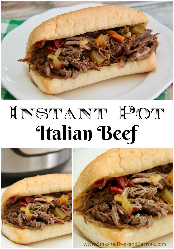 Italian Beef Sandwiches Recipe
 Instant Pot Italian Beef Smashed Peas & Carrots