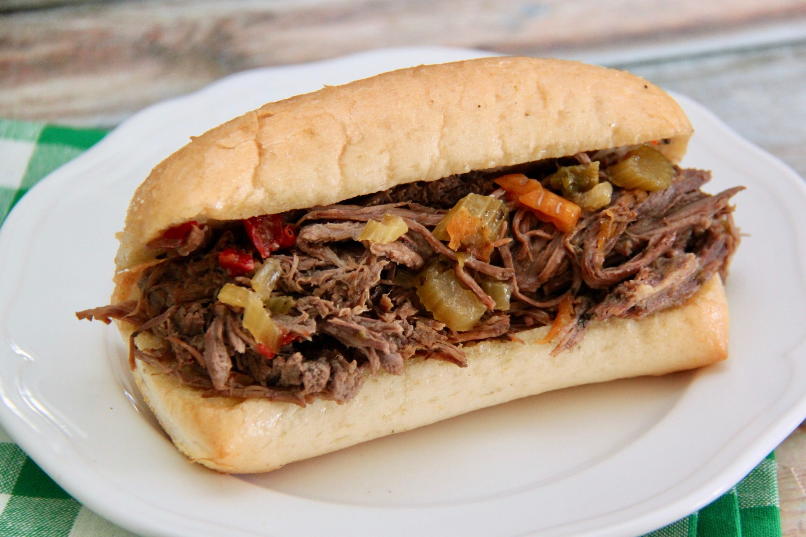 Italian Beef Sandwiches Recipe
 Instant Pot Italian Beef Smashed Peas & Carrots