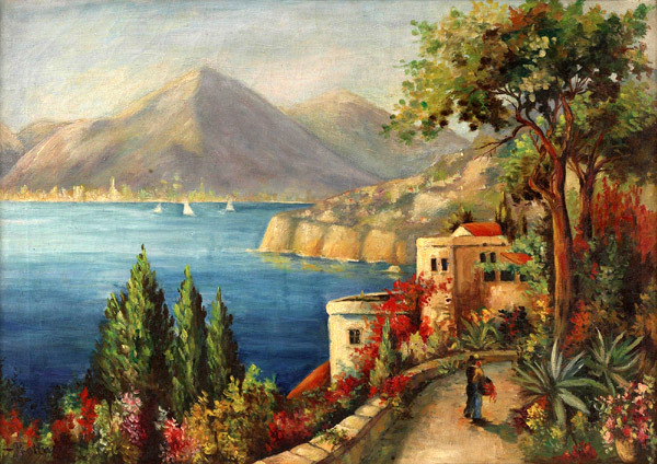 Italian Landscape Painting
 Frederick Carl Gottwald 1858 – 1941 AMERICAN GALLERY