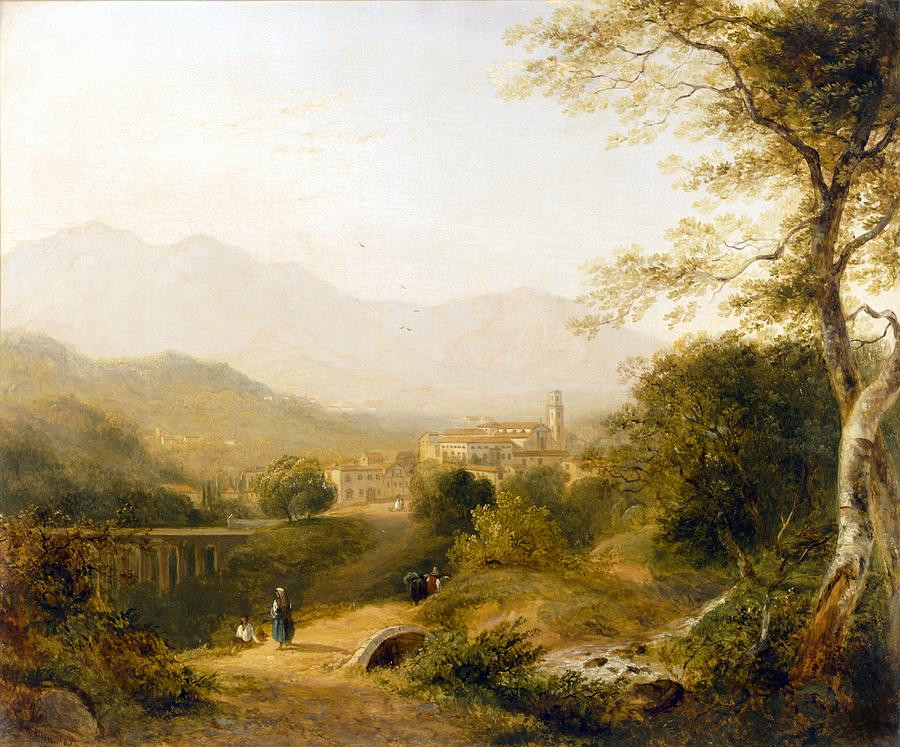 Italian Landscape Painting
 Italian Landscape Painting by Joseph William Allen