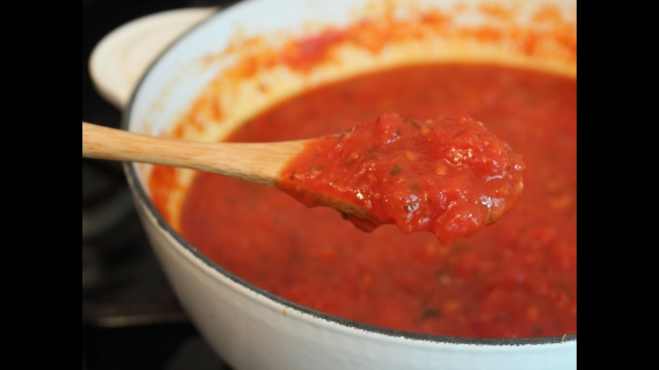 Italian Pizza Sauce Recipe
 Pizza Sauce Recipe Chef John s Secret Pizza Sauce Recipe