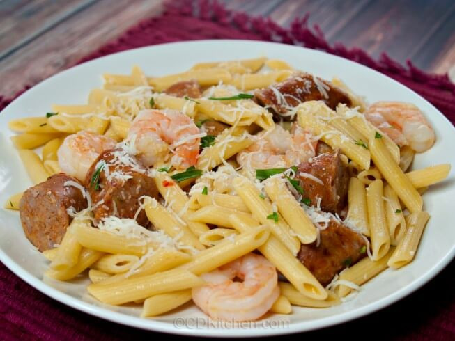 Italian Sausage And Shrimp Recipes
 Spicy Italian Sausage with Shrimp and Pasta Recipe