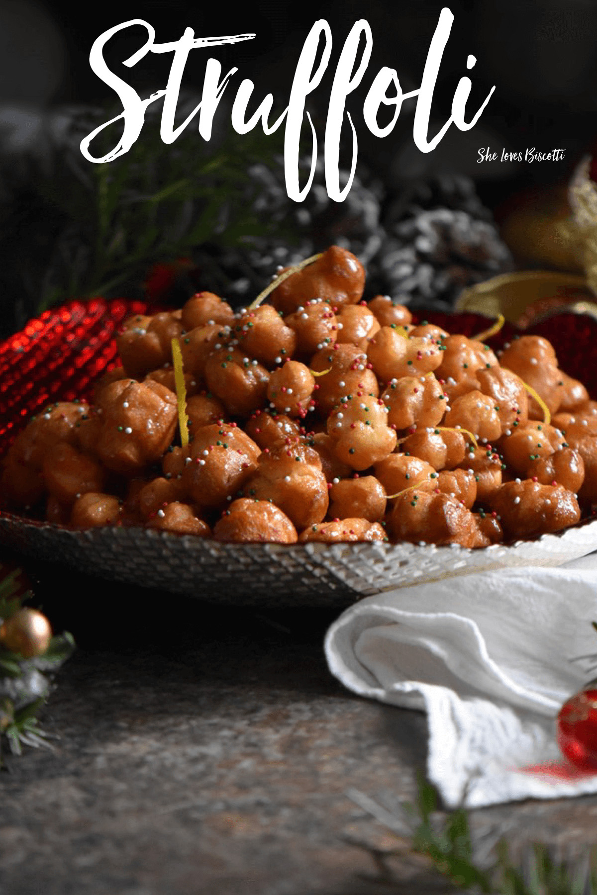 Italian Struffoli Recipes
 Struffoli di Mamma Cicerchiata She Loves Biscotti