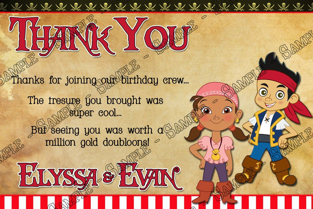 Jake And The Neverland Pirates Birthday Invitations
 Novel Concept Designs Jake and the Neverland Pirates