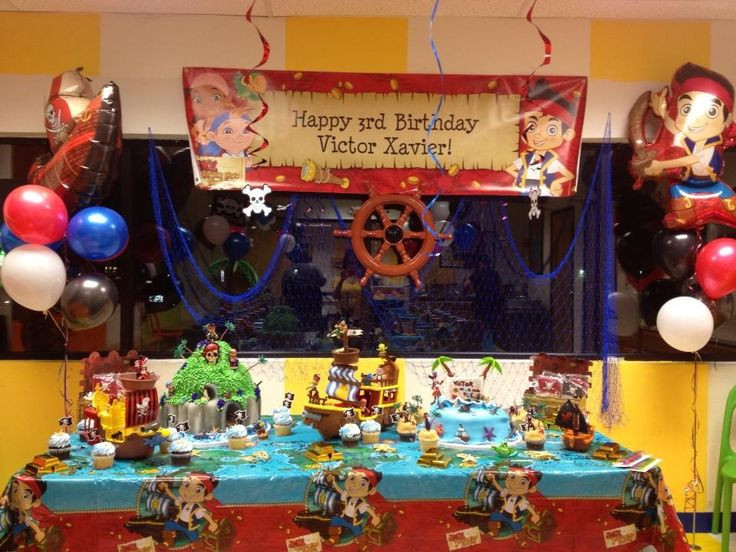 Jake The Pirate Birthday Party Ideas
 1000 images about Jake and the Neverland Pirates Party on