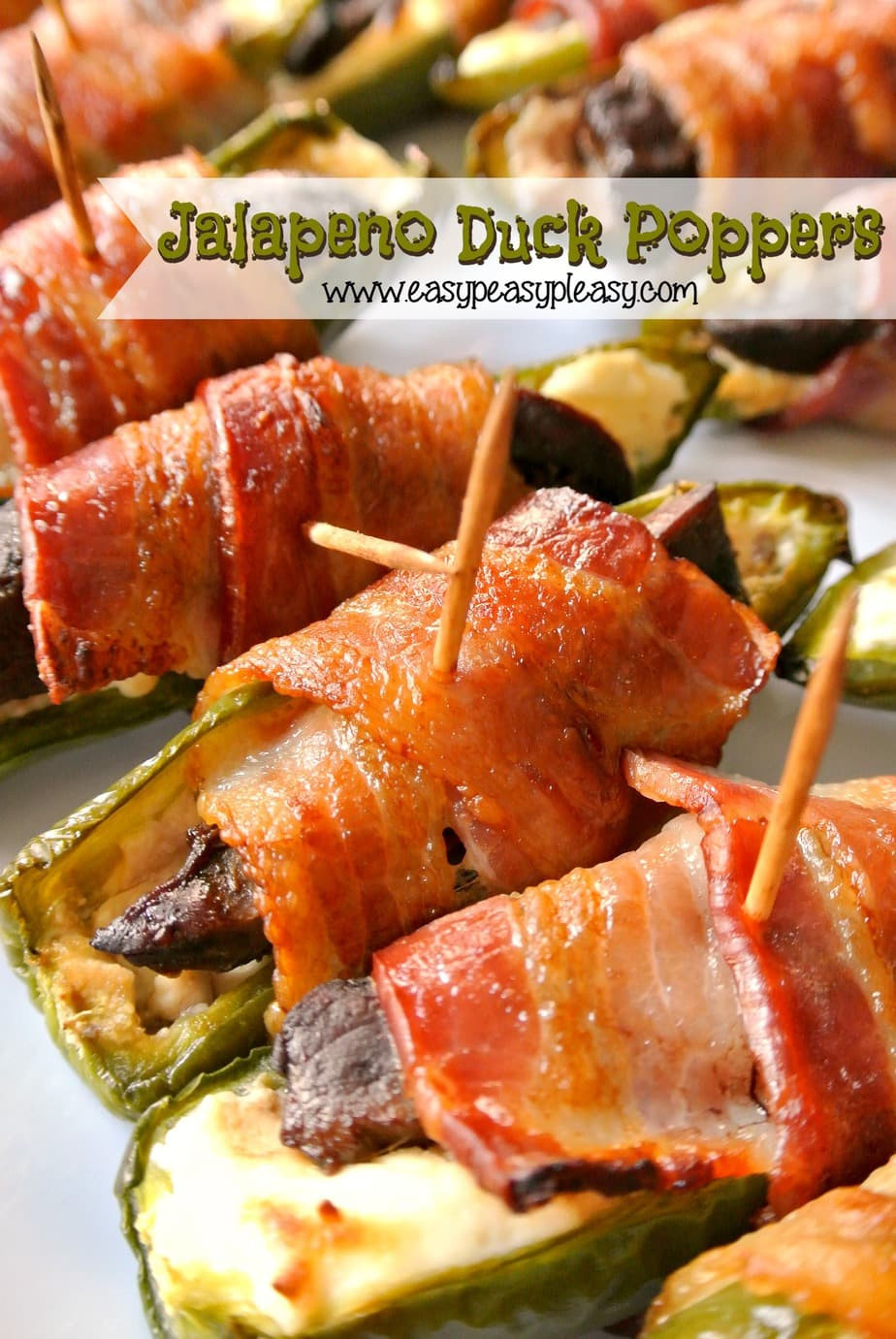 Jalapeno Duck Poppers
 Jalapeno Duck Poppers Easy Peasy Pleasy