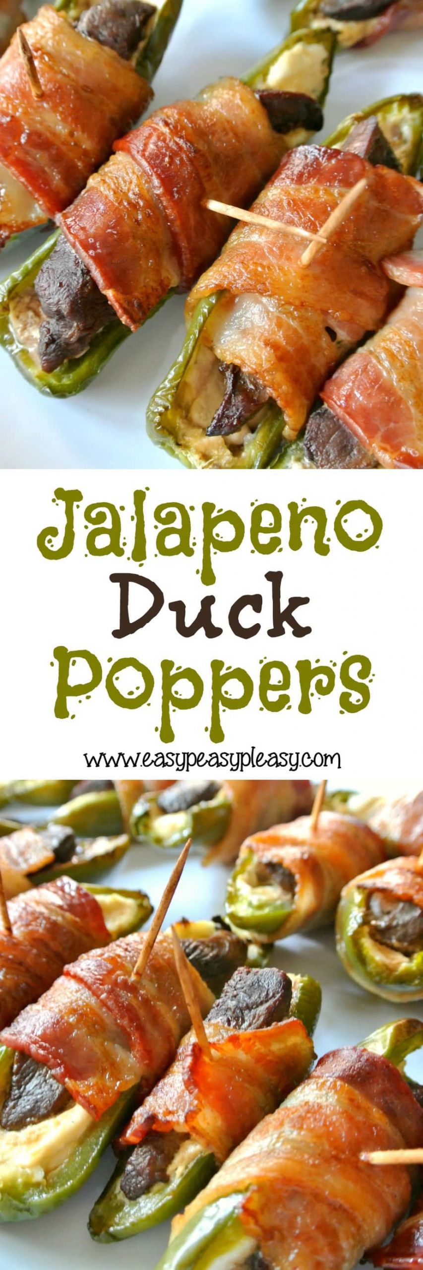 Jalapeno Duck Poppers
 Jalapeno Duck Poppers Easy Peasy Pleasy