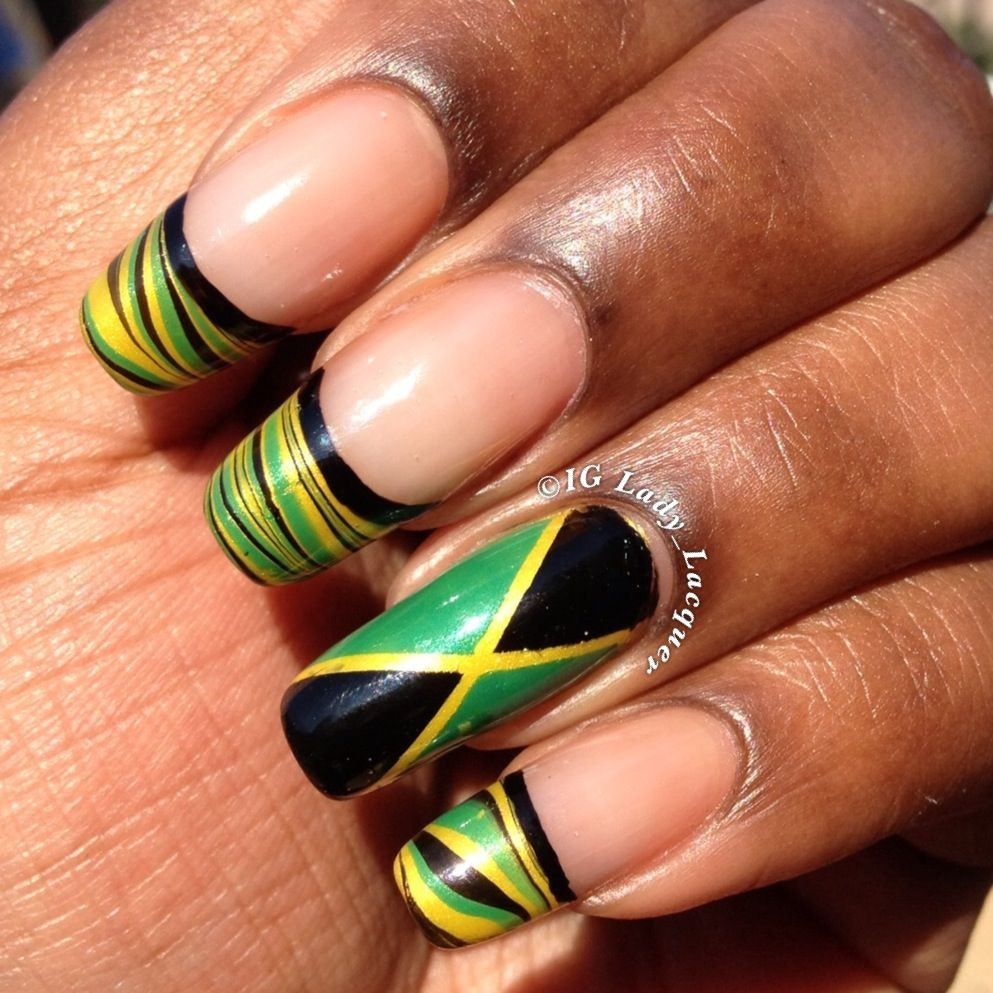 Jamaican Nail Designs
 Jamaica’s Emancipation Day Nails 2013