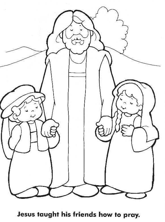 Jesus And The Children Coloring Page
 Jesus Loves The Little Children Coloring Pages Coloring Home