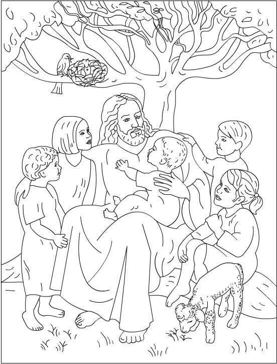 Jesus Loves The Little Children Coloring Page
 Nicole s Free Coloring Pages Jesus Loves Me