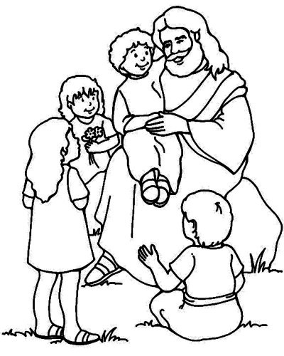 Jesus Loves The Little Children Coloring Pages
 Jesus Loves The Little Children Coloring Page