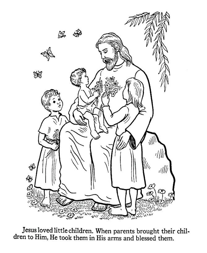 Jesus Loves The Little Children Coloring Pages
 10 images about JESUS LOVES THE LITTLE CHILDREN on