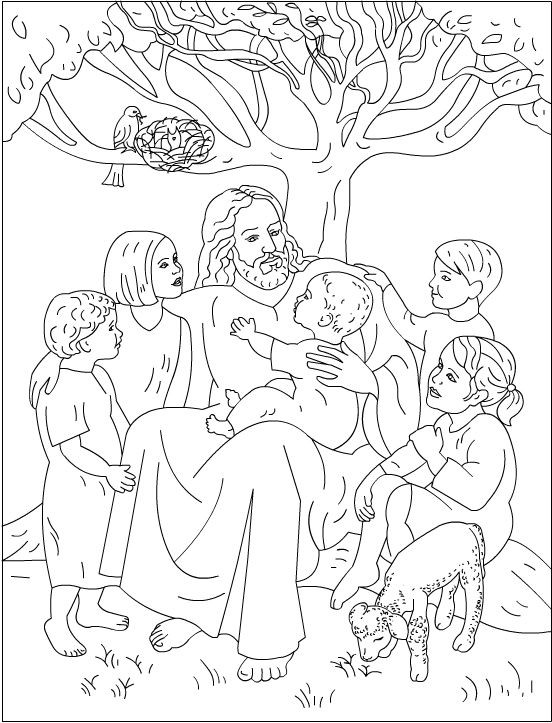 Jesus Loves The Little Children Coloring Pages
 Nicole s Free Coloring Pages Jesus Loves Me