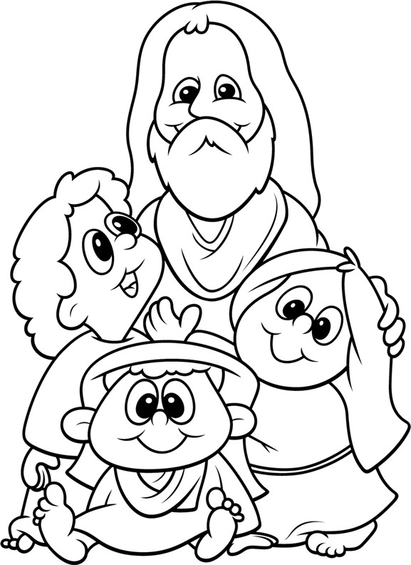 Jesus Loves The Little Children Coloring Pages
 Jesus Loves The Little Children Coloring Page