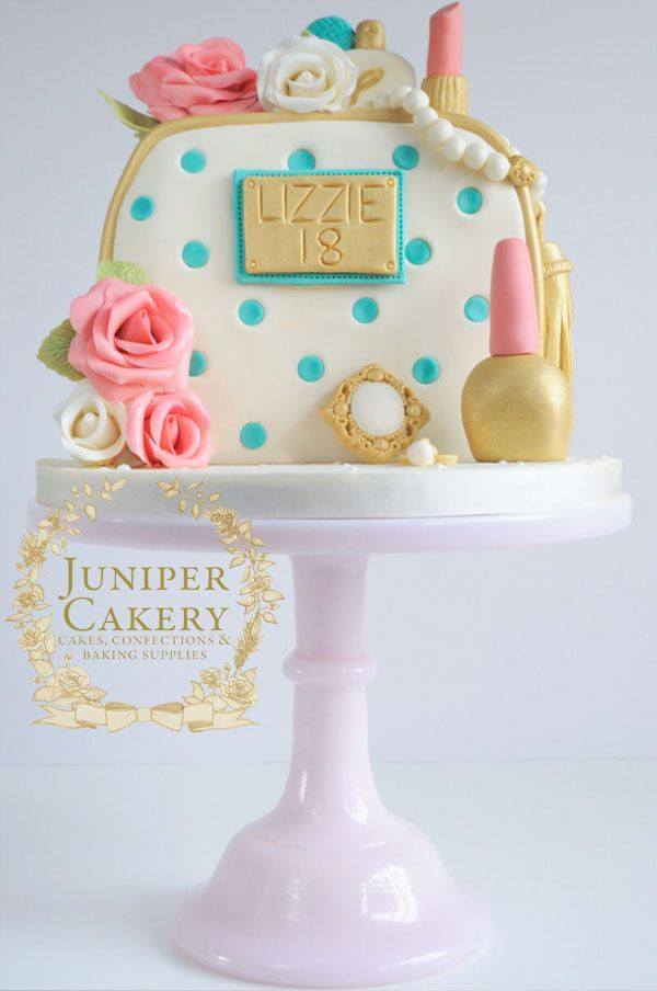 Jewel Birthday Cakes
 Cosmetics and jewels cake by Juniper Cakery