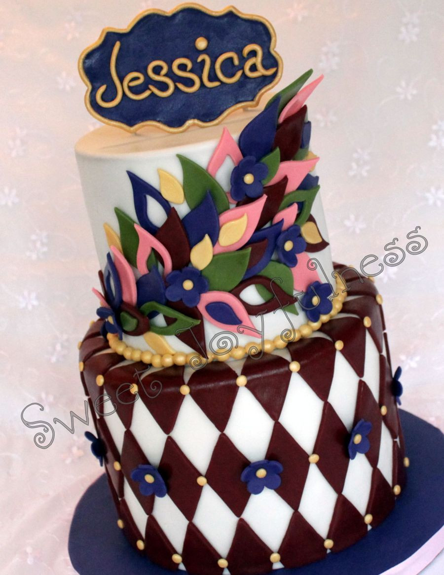 Jewel Birthday Cakes
 Jewel Tone Birthday Cake CakeCentral