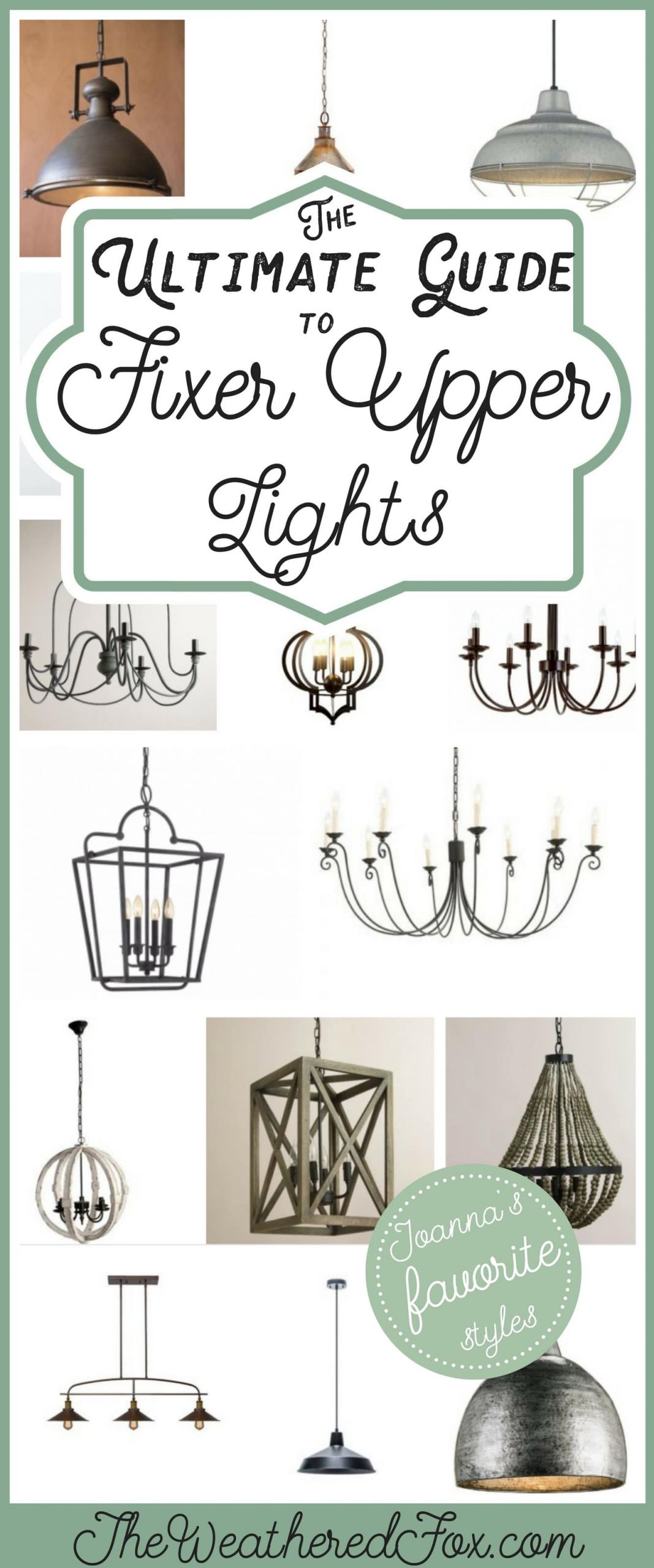 Joanna Gaines Kitchen Lighting
 Fixer Upper Lighting for Your Home The Weathered Fox