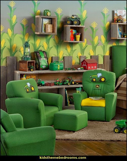 John Deere Kids Room
 Decorating theme bedrooms Maries Manor farm