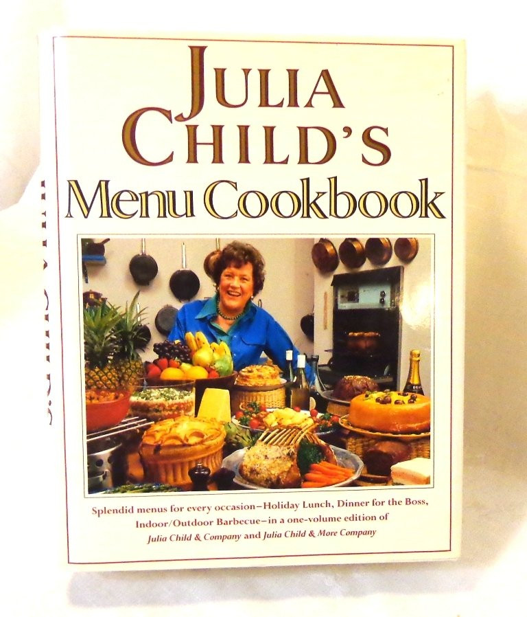 Julia Child Cookbook Recipes
 Julia Child s Menu Cookbook Wing Books 1st edition hard