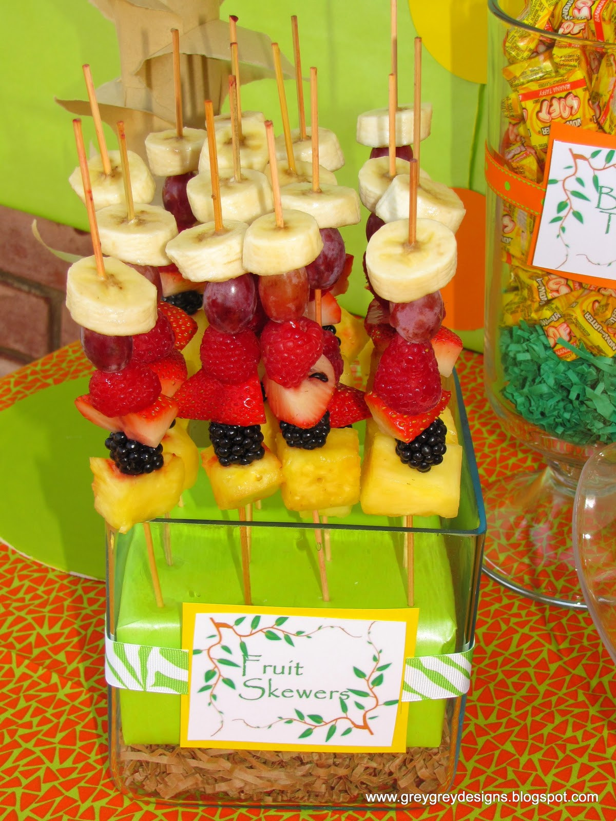 Jungle Party Food Ideas
 GreyGrey Designs My Parties Grant s Jungle Book 2nd