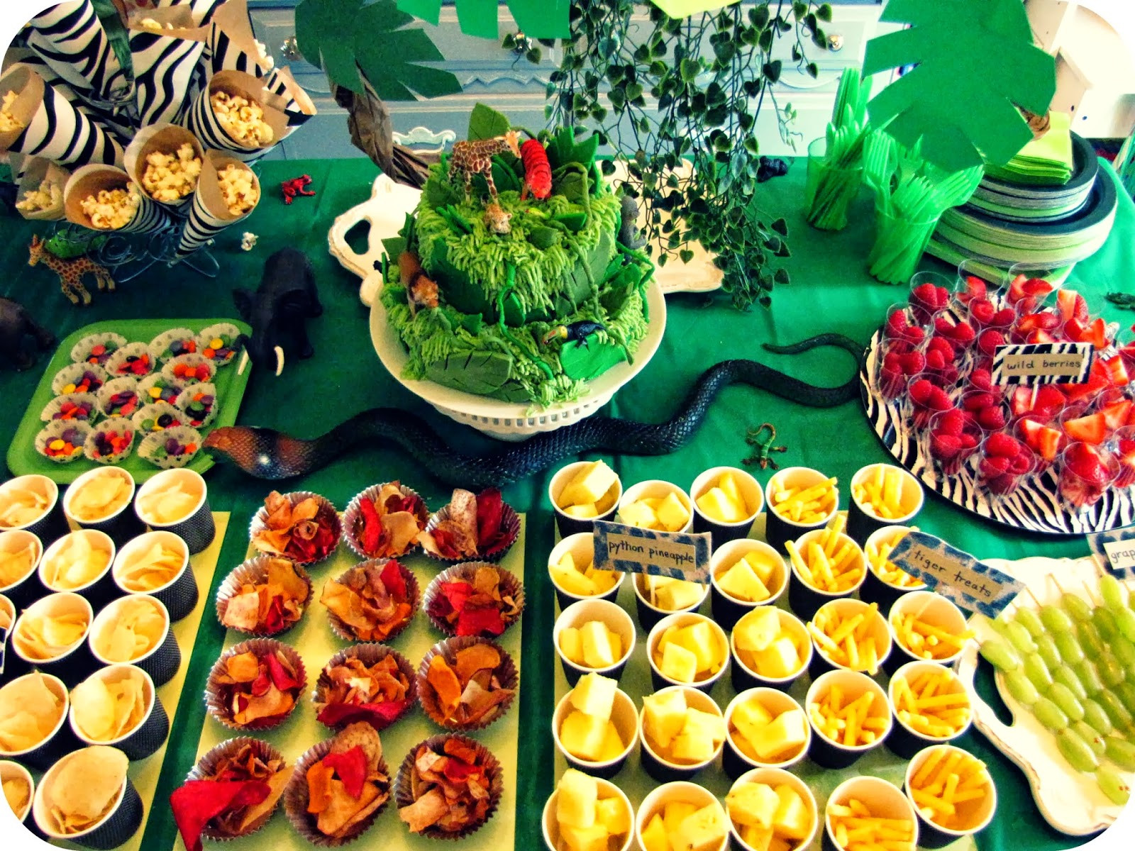 Jungle Party Food Ideas
 My House of Giggles A Party in the Jungle