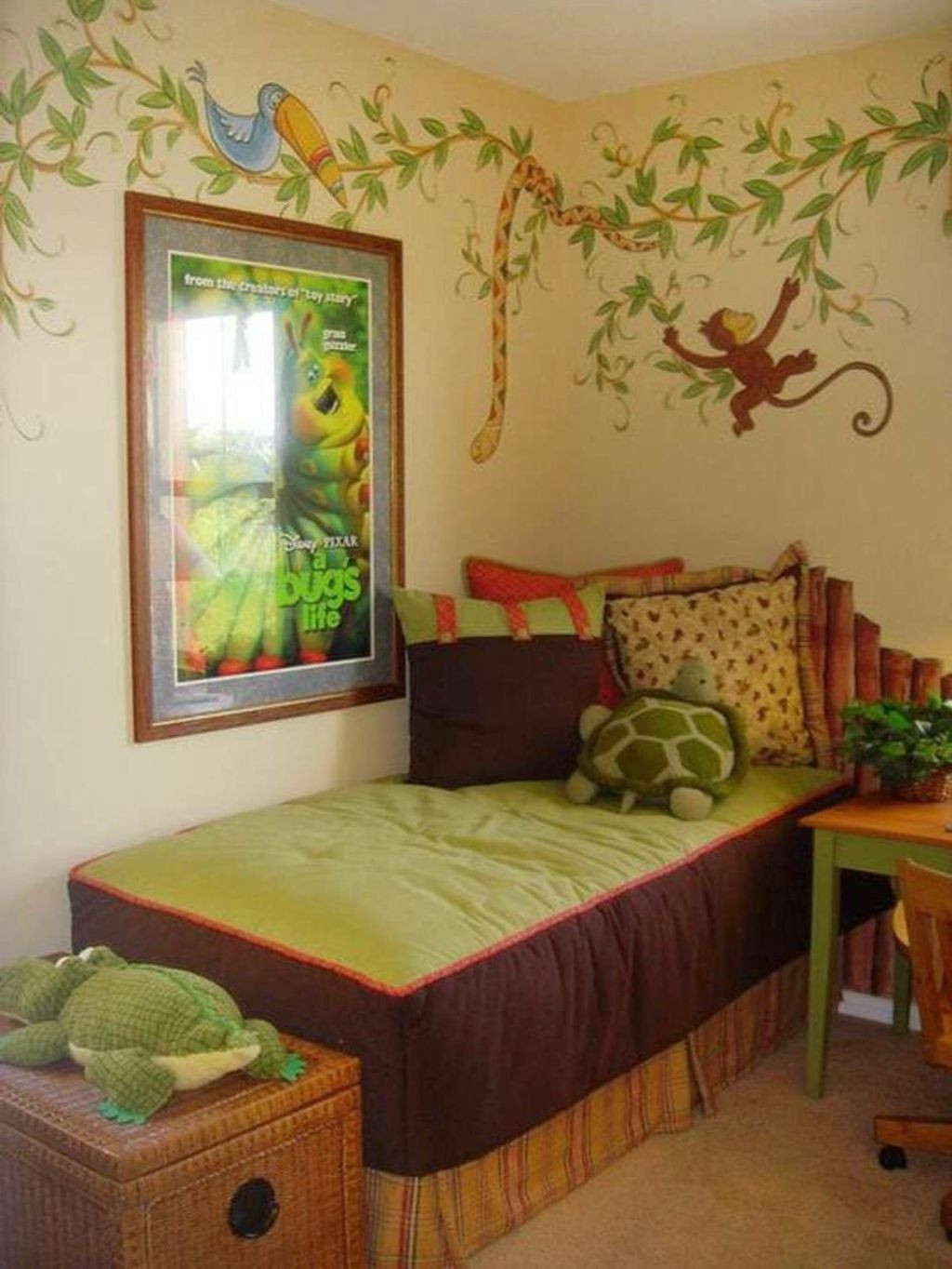 Jungle Theme Kids Room
 jungle themed kids rooms paint ideas