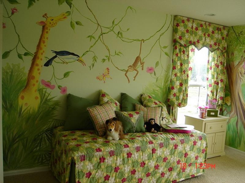 Jungle Theme Kids Room
 20 Jungle Themed Bedroom for Kids Rilane