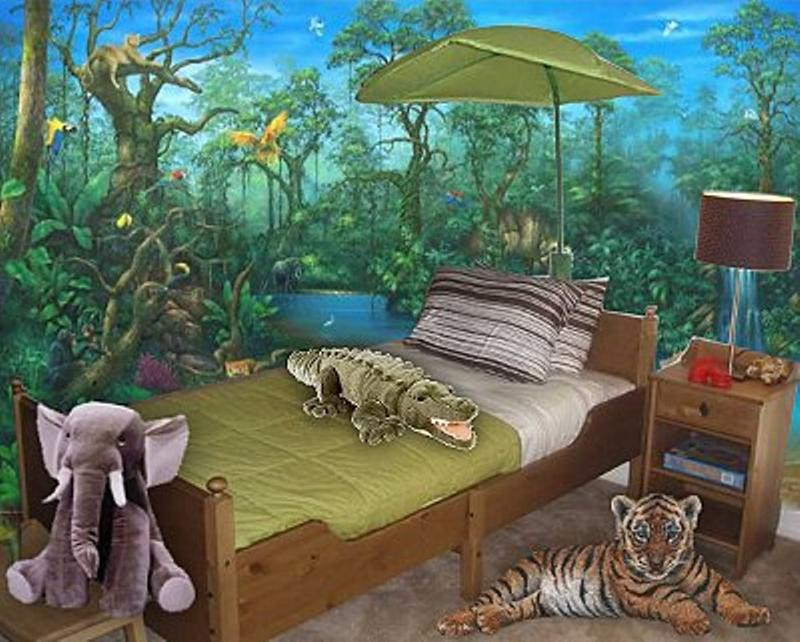 Jungle Theme Kids Room
 20 Jungle Themed Bedroom for Kids Rilane