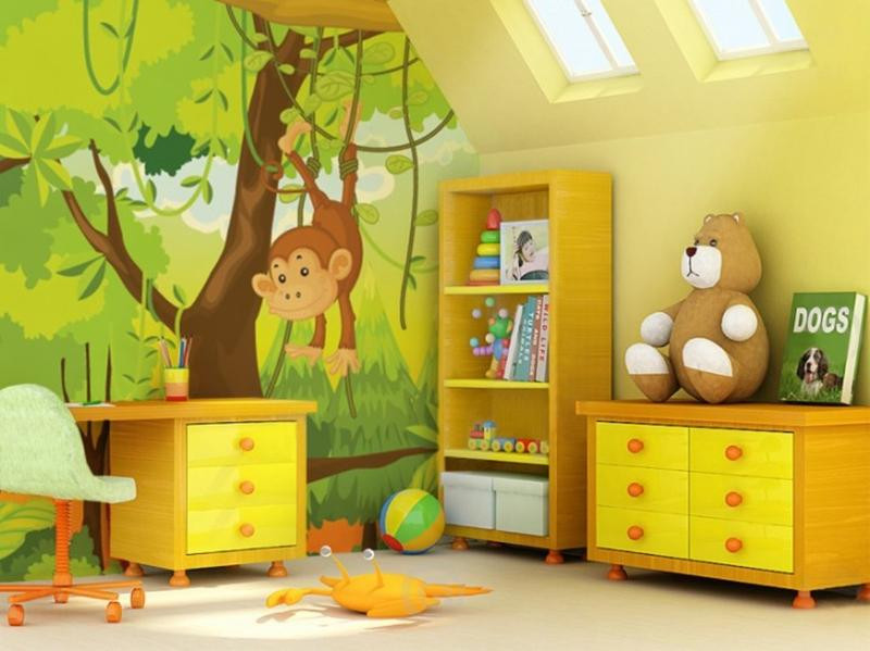 Jungle Theme Kids Room
 20 Jungle Themed Bedroom for Kids Rilane