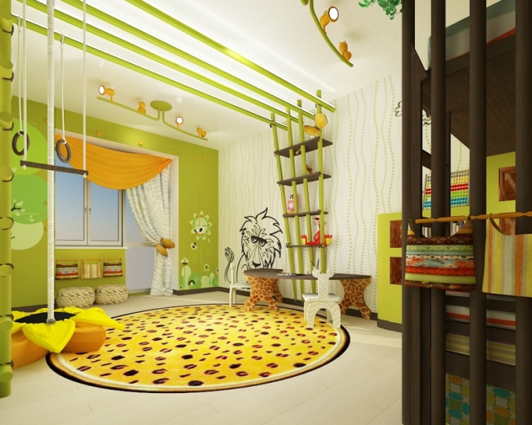 Jungle Theme Kids Room
 15 Ideas To Design A Jungle Themed Kids Room