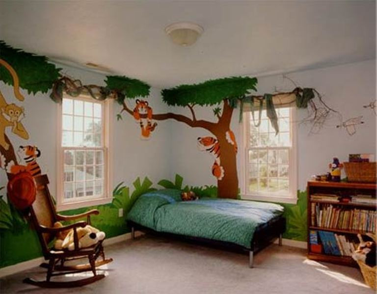 Jungle Theme Kids Room
 15 Ideas To Design A Jungle Themed Kids Room