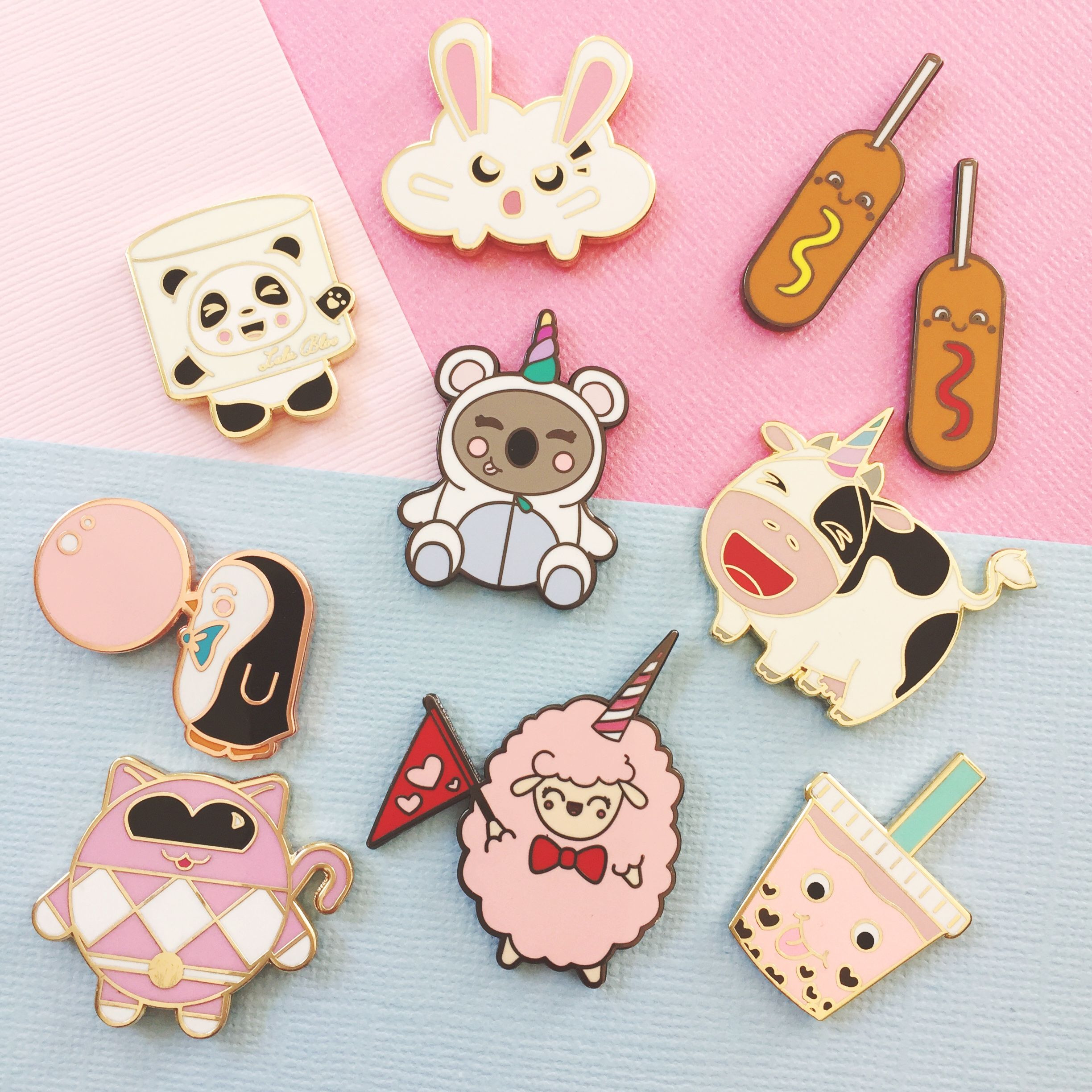 Kawaii Pins
 Super cute Kawaii pins by Lulu Bloo