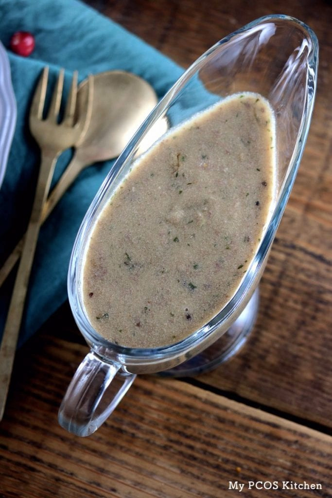 Keto Brown Gravy
 Low Carb Keto Gravy with Turkey Giblets My PCOS Kitchen