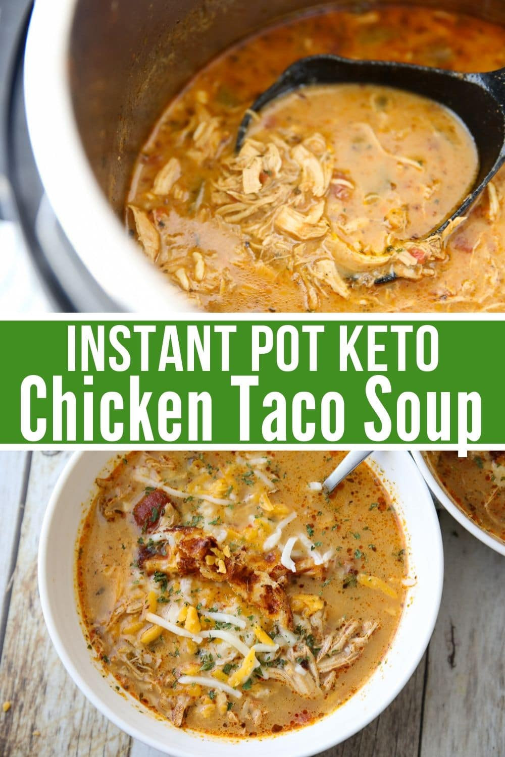 Keto Chicken Taco Soup
 Best Keto Chicken Taco Soup Recipe Instant Pot or Crock