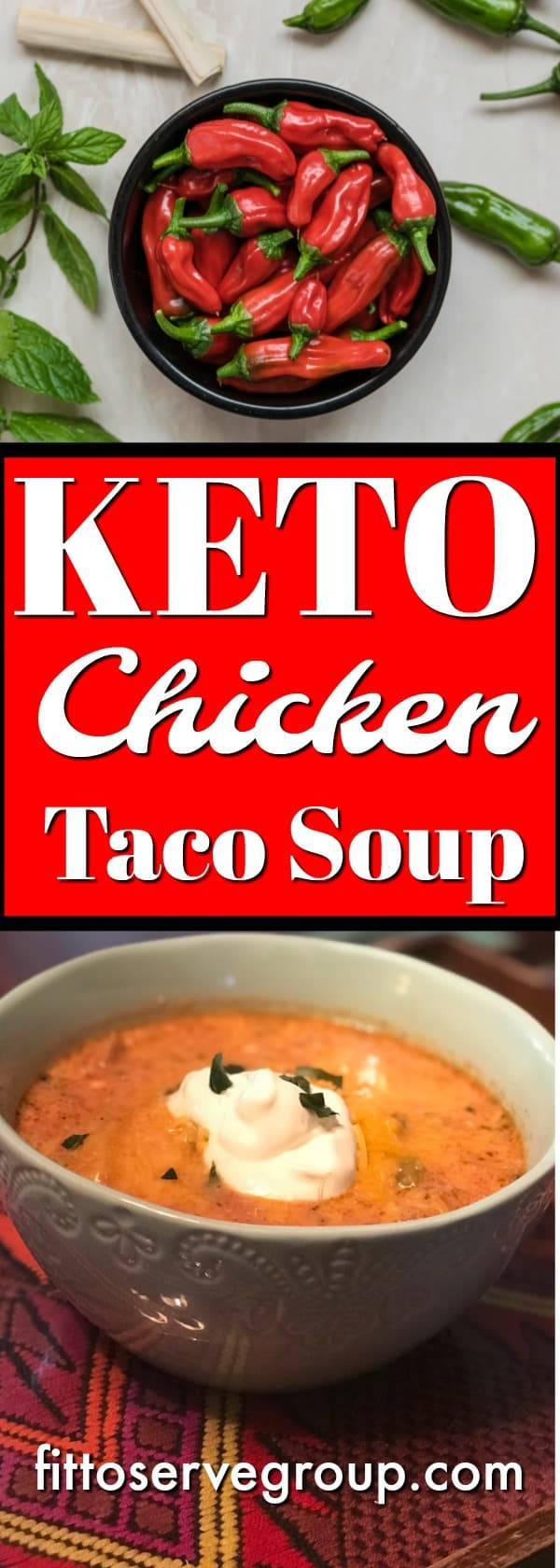 Keto Chicken Taco Soup
 Easy Keto Chicken Taco Soup · Fittoserve Group