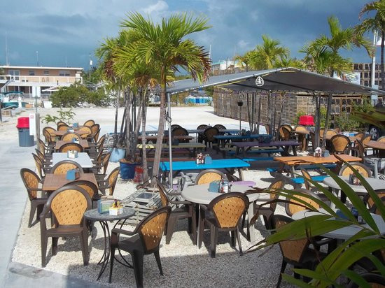 Key Largo Fisheries Backyard
 Dining at their marina