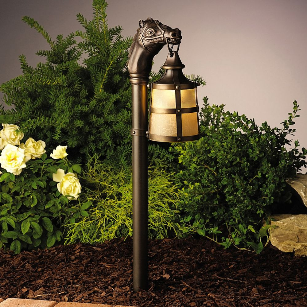 Kichler Landscape Lighting
 Kichler Low Voltage Path Light with Horse Accent