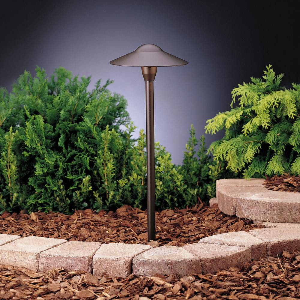 Kichler Landscape Lighting
 Kichler Landscape Textured Architectural Bronze Path Light