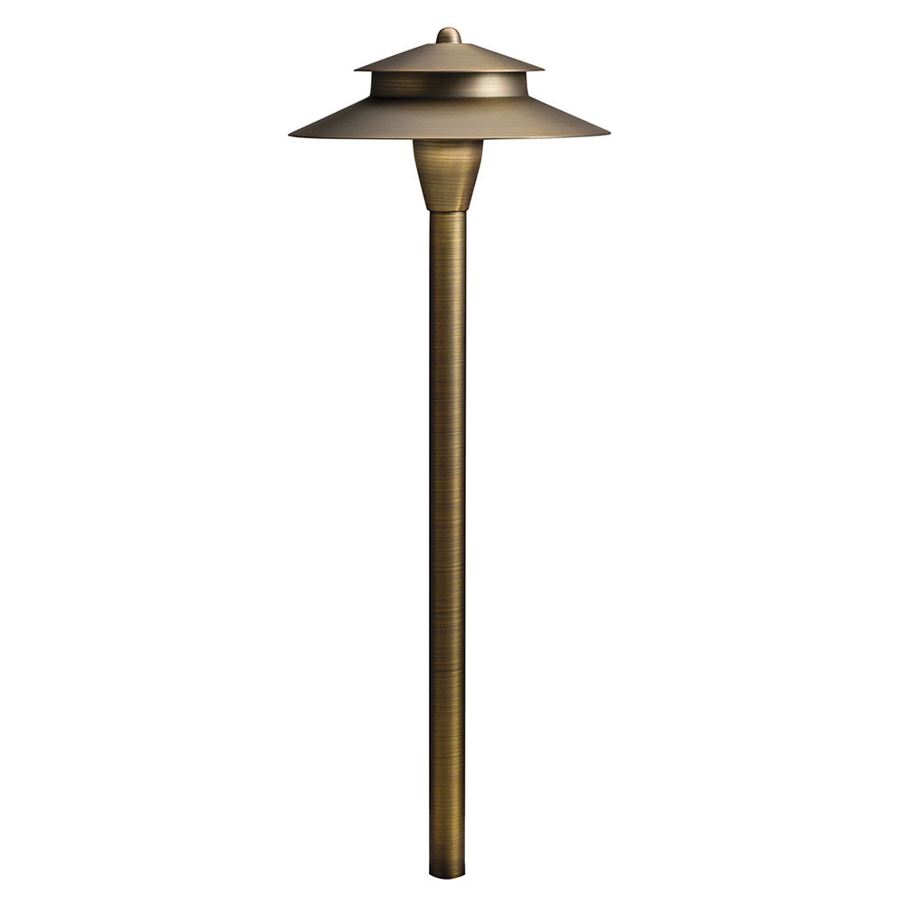 Kichler Landscape Lighting
 Kichler CBR Contemporary Centennial Brass Halogen