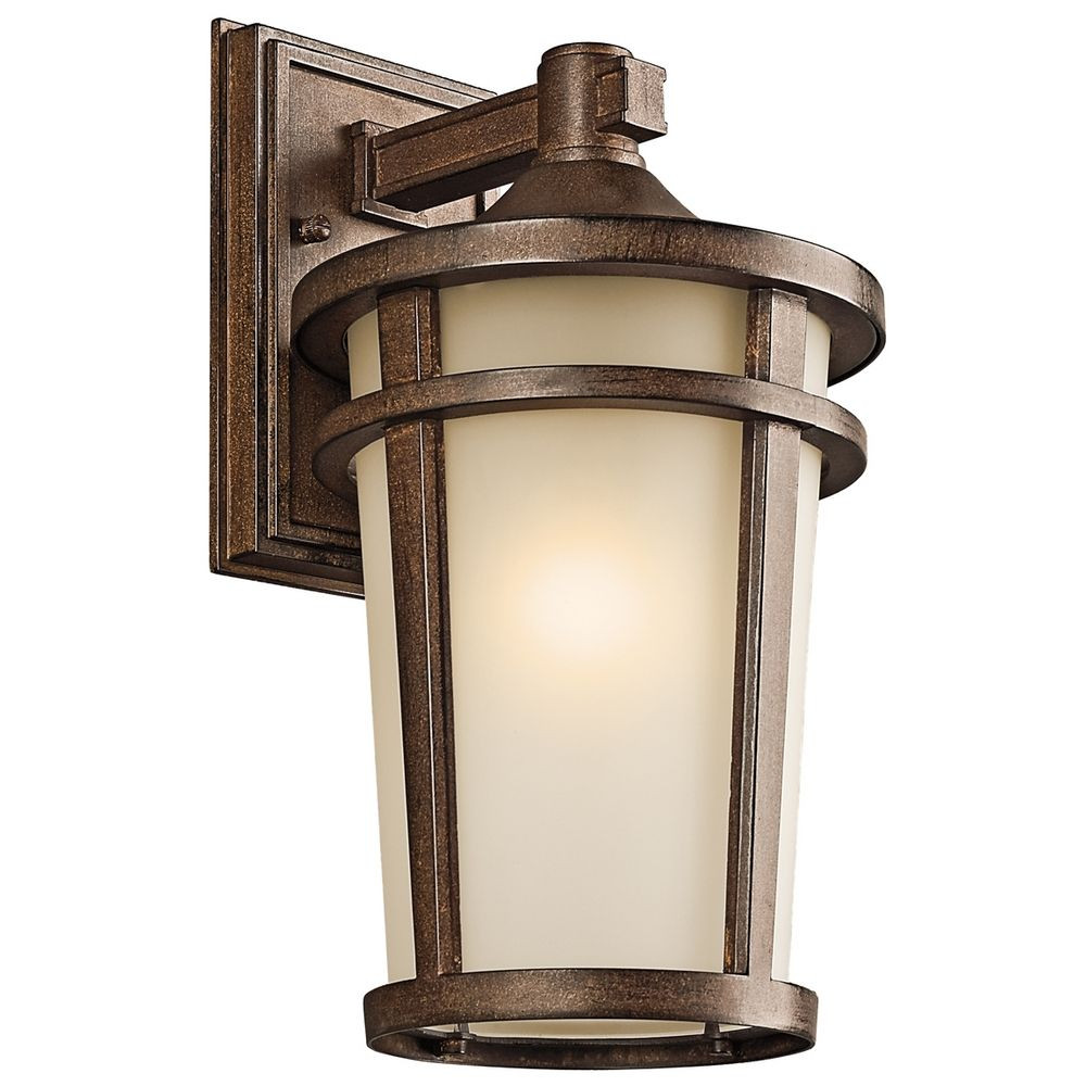 Kichler Outdoor Landscape Lighting
 Kichler Outdoor Wall Light in Brown Stone Finish