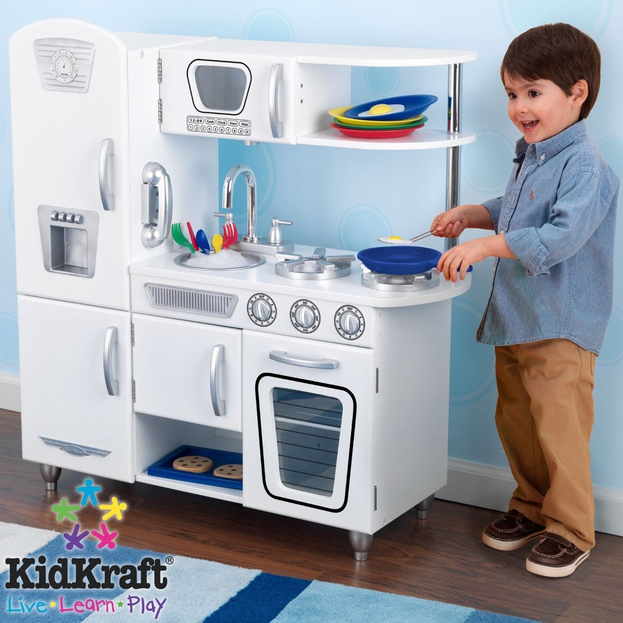 Kidkraft Vintage Kitchen White
 KidKraft White Vintage Kitchen on Sale Now Fast Shipping