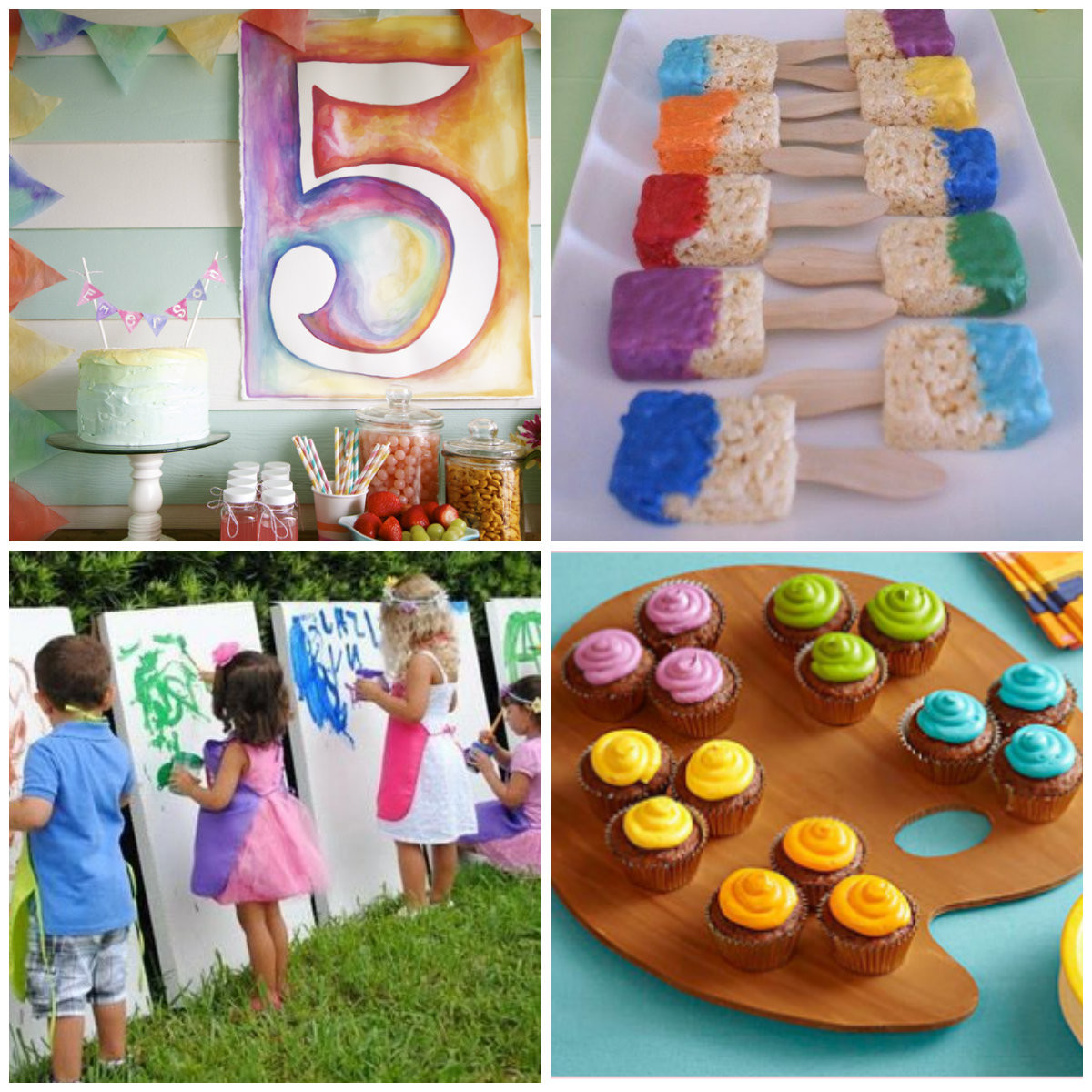 Kids Art Birthday Party
 Cute birthday party ideas for kids