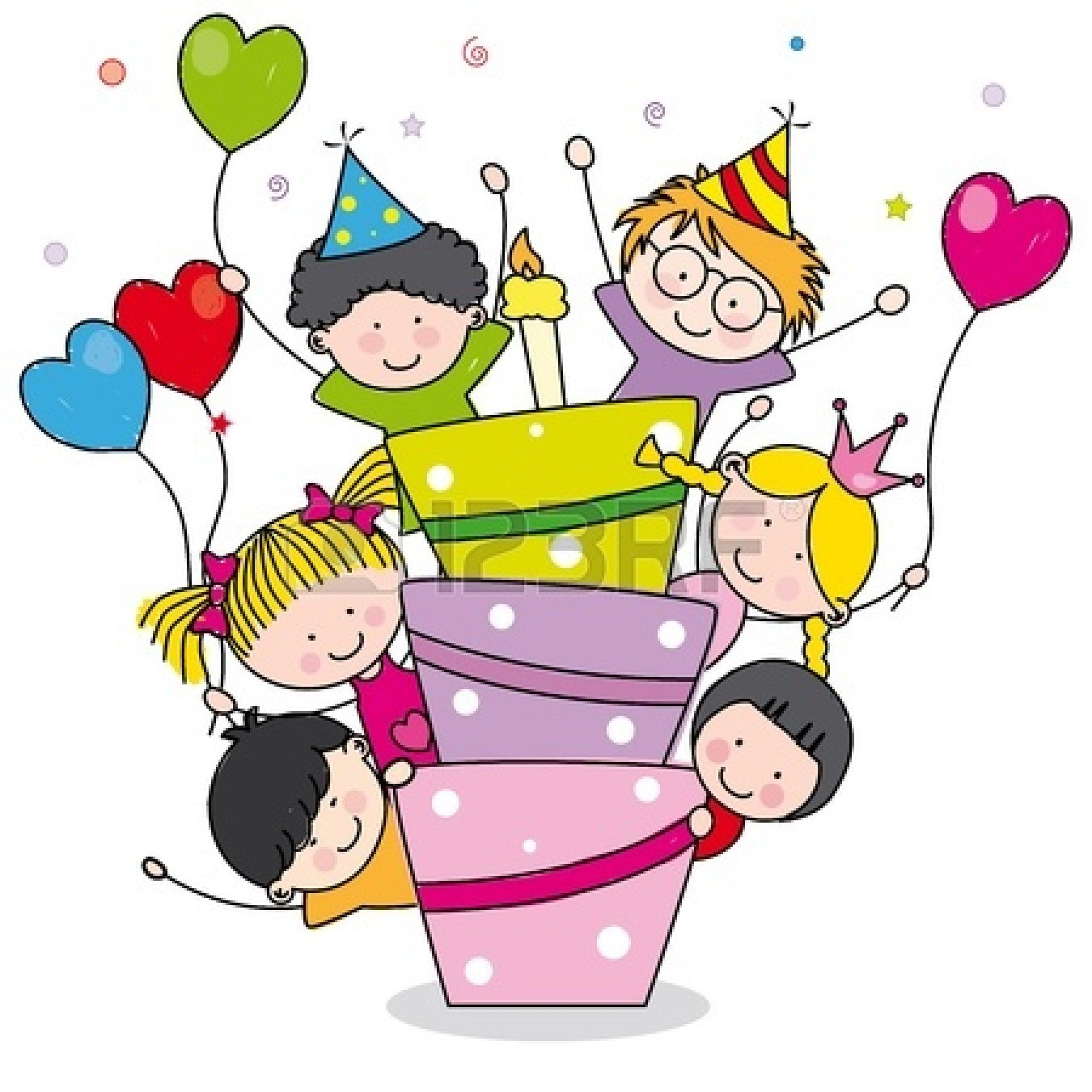 Kids Art Birthday Party
 Kids Birthday Party Clip Art