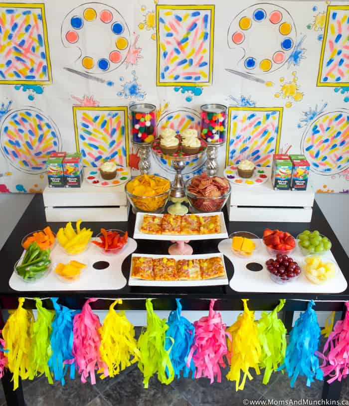 Kids Art Birthday Party
 Art Birthday Party Ideas for Kids Moms & Munchkins