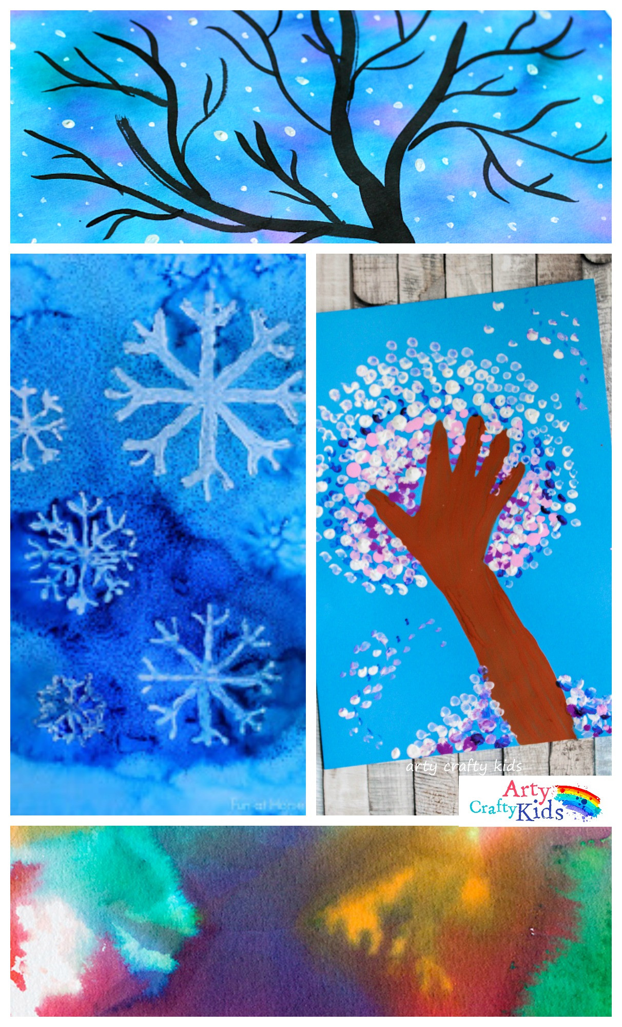 Kids Art Ideas
 14 Wonderful Winter Art Projects for Kids Arty Crafty Kids