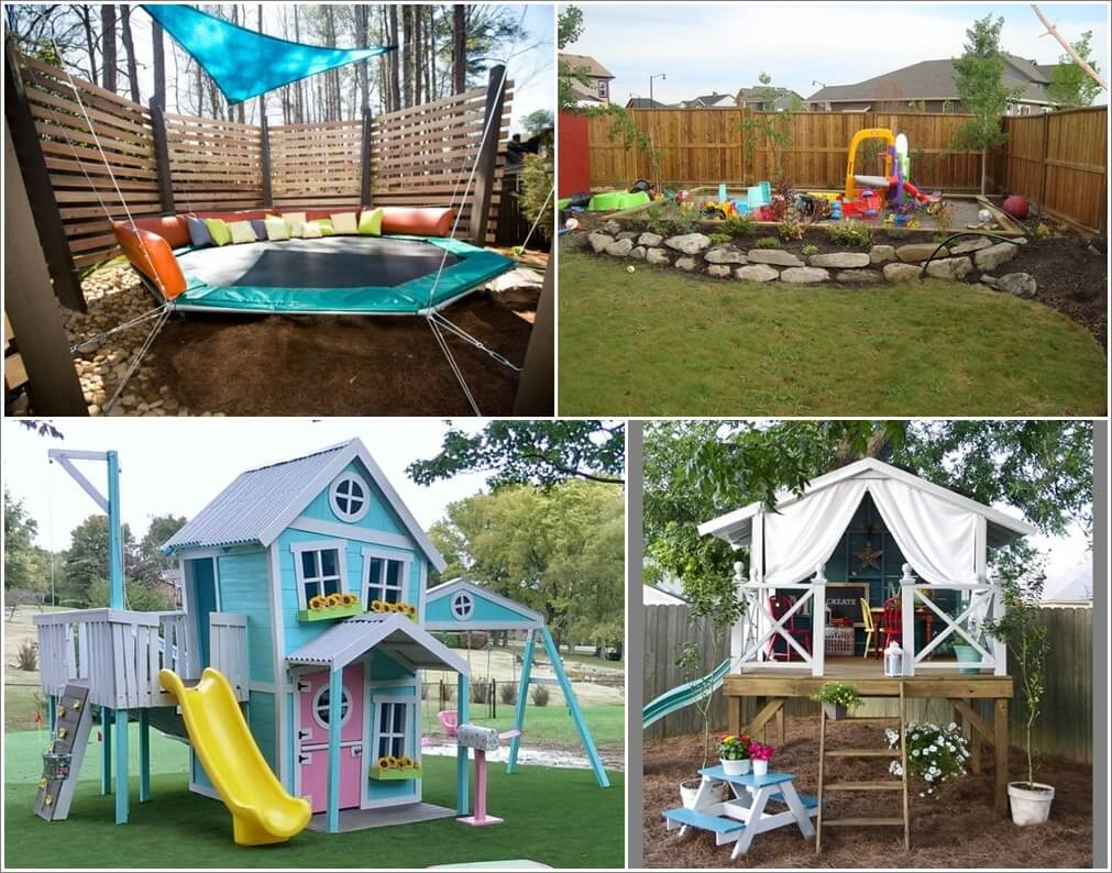 Kids Backyard Play
 Great DIY Ideas for Outdoor Play Areas for Your Kids