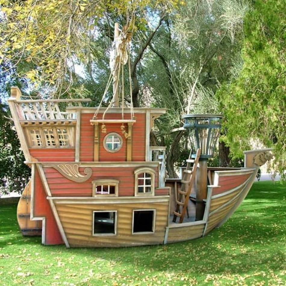 Kids Backyard Play
 15 Pimped Out Playhouses Your Kids Need In The Backyard