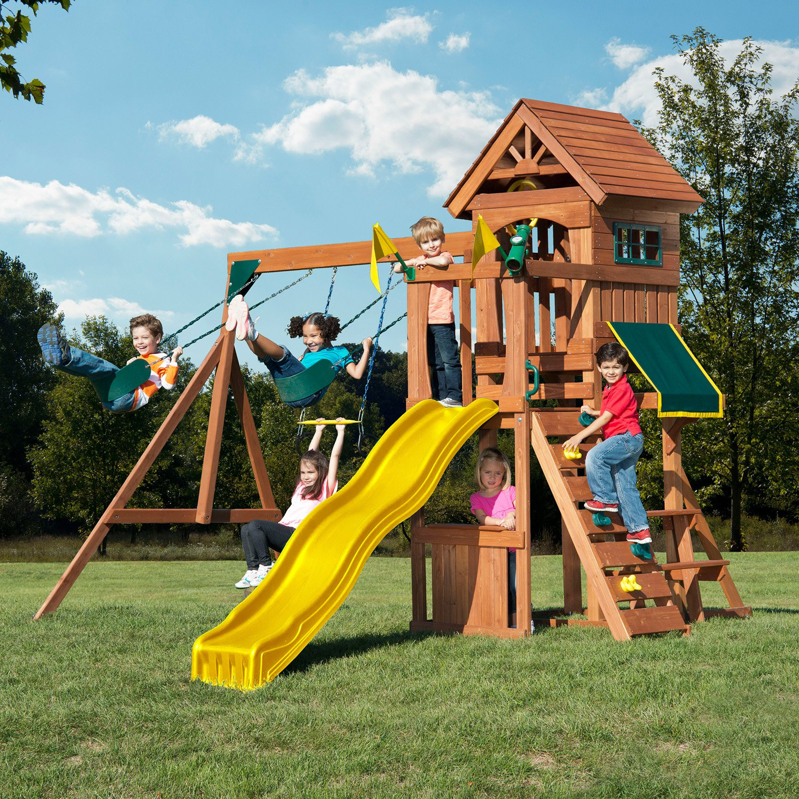 Kids Backyard Play Set
 Swing N Slide Play Set Backyard Playset Outdoor Yard