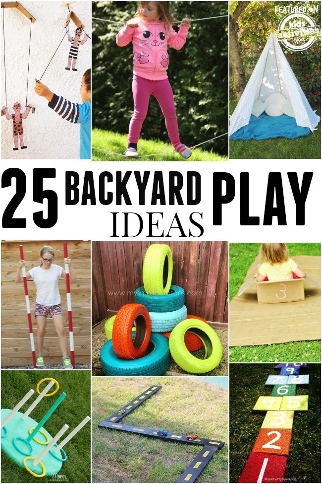 Kids Backyard Play
 25 Ideas To Make Outdoor Play Fun